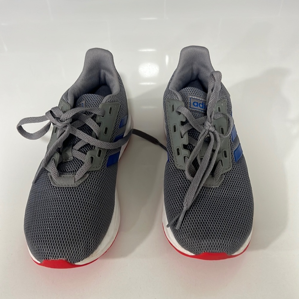 Adidas grey kids sneakers never been worn